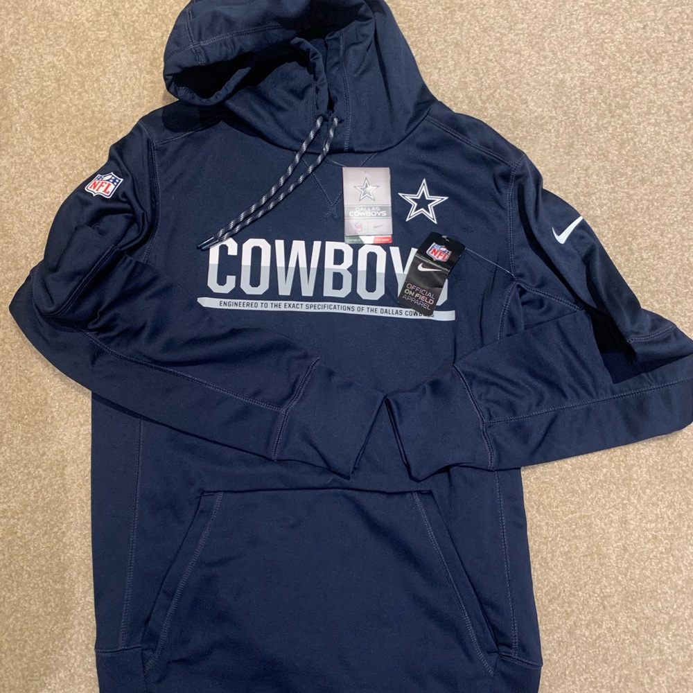 OFFICIAL- Dallas Cowboys Nike NFL Navy Hoodie